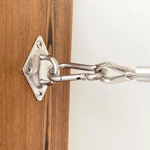 Miniatura 6 de 8 ganchos de ojo de acero inoxidable 304 de 1.8 pulgadas y 8 ganchos de acero inoxidable 304, gancho de techo de tornillo, accesorios de vela