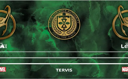 Miniatura 2 de Tervis Traveler Traveler - Vaso aislado de triple pared con aislamiento de tres paredes Loki Green Crest mantiene las bebidas frías y calientes, 20