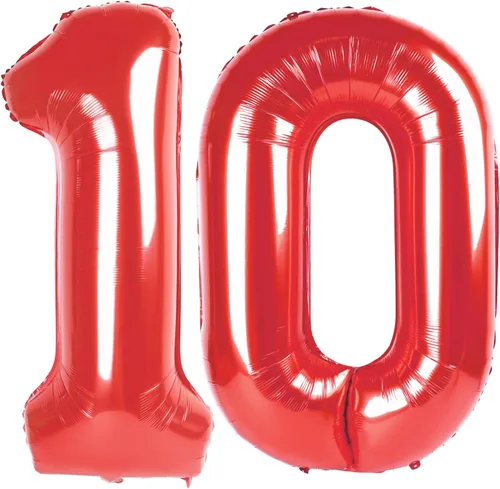 Miniatura 163 de Globos de números de 5 globos de 40 pulgadas, decoraciones de cumpleaños azules para niños y niñas, globos de números azul marino grandes