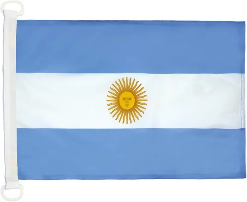 Miniatura 181 de Bandera Náutica Venezuela 18'' x 12'' - Banderas Venezolanas 11.8 x 17.7 in - Banner 12x18 in para barco - AZ FLAG