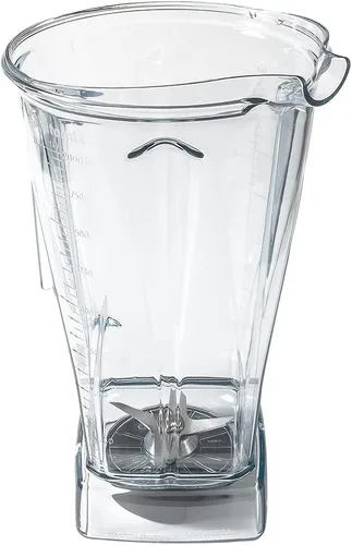 Vitamix Recipiente transparente con hoja y sin tapa, 64 oz