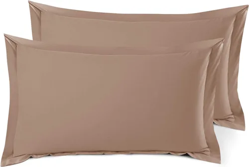 Miniatura 63 de Nestl Juego de 2 fundas tipo sham de almohada suaves - Fundas de almohada de microfibra de doble cepillado - Fundas de almohada de cama premium