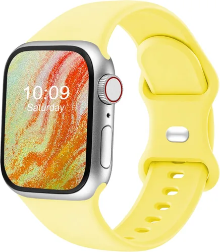 Miniatura 18 de Correas deportivas compatibles con Apple Watch de 38mm 40mm 41mm 42mm 44mm 45mm 46mm 49mm, p/mujer y hombre, correa de silicona para iWatch Series