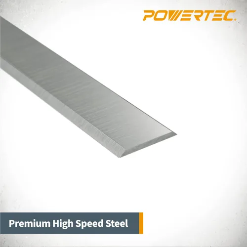 Miniatura 3 de POWERTEC Cuchillas cepilladoras de 12 pulgadas para Delta TP300, 22-540, repuesto para cuchillos cepilladores 22-547, juego de 2 (12810)