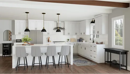 Miniatura 2 de Design House Brookings Shaker 543041 - Armario de cocina de pared sin ensamblar, 24 pulgadas de ancho x 12 pulgadas de profundidad x 36 pulgadas