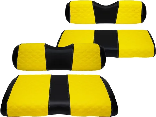 Miniatura 20 de Fundas de asiento de carrito de golf, delanteras y traseras, impermeables y resistentes al sol, de piel de vinilo de grado marino, accesorios