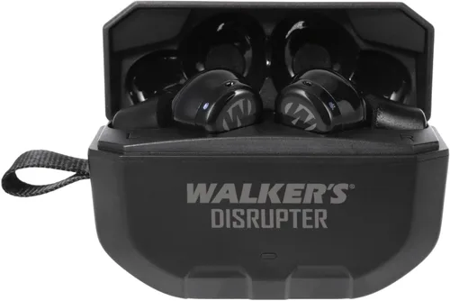 Miniatura 3 de Walker's Disrupter Auriculares Bluetooth – Caza Range Shooting Estilo de vida activo Protección auditiva Mejora auditiva Cancelación de ruido Negro