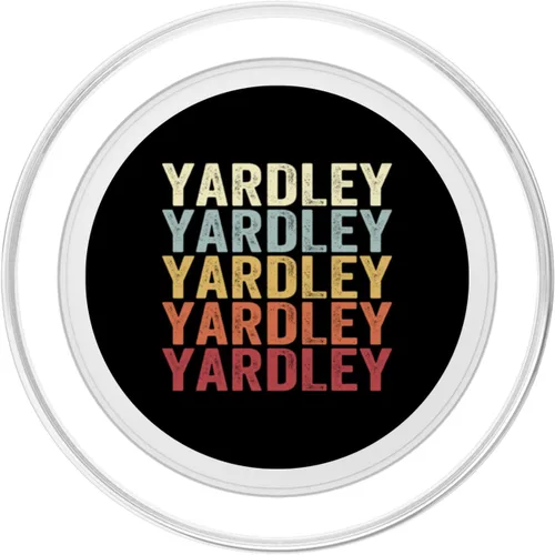 Miniatura 2 de Yardley Pennsylvania Yardley PA Retro Vintage Text PopSockets MagSafe PopGrip for iPhone