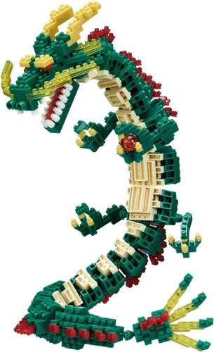Miniatura 4 de nanoblock - Animales fantásticos - Dragón (renovación), kit de construcción de la serie Advanced Hobby