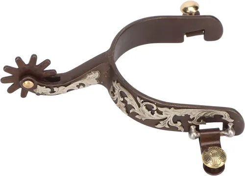 Miniatura 4 de Western Spurs, Vintage Spurs - Acero de bajo carbono para caballo