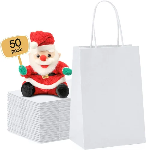 Miniatura 21 de Metronic - Bolsas de regalo de papel kraft con asas de 16 x 6 x 12 pulgadas, paquete de 6000 Para Navidad, recuerdos de fiesta de cumpleaños