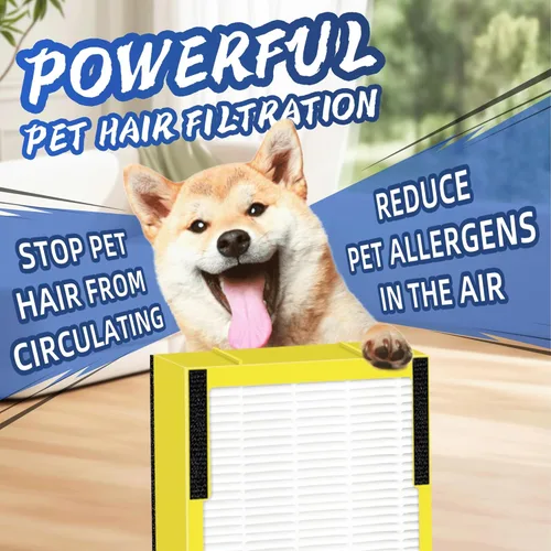 Miniatura 9 de Filtro HEPA FLT4825 B de Repuesto Compatible con Purificadores de Aire G-Guardian AC4825 AC4825E AC4825W AC4300 AC4800 AC4900 AC4850, 4 Filtros HEPA
