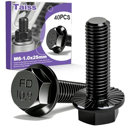 Miniatura 12 de Taiss Surtido de pernos hexagonales y tuercas 1/4-20,5/16-18,3/8-16,1/2-13(1/2" a 2-1/2") Kit de surtido de tuercas y pernos de acero inoxidable 304