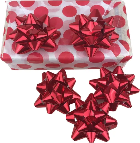 Miniatura 21 de MMvolesy Cazador de confeti de Navidad, cajas de estrellas, lazos de estrella, esplendoreta, Navidad, día de San Valentín, lazos autoadhesivos
