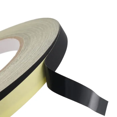 Miniatura 2 de Cinta de tela aislante eléctrica negra, 0.3 pulg x 100 pies (8 mm x 30 M) Cinta adhesiva de tela de acetato para reparación de transformador