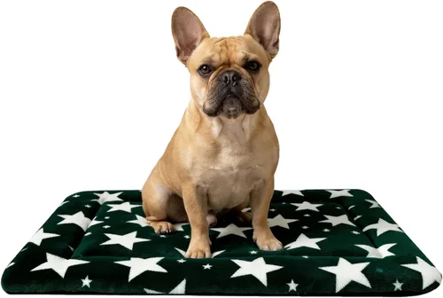 Miniatura 14 de Tapete de Cama para Perro - Tapetes de Cama Reversibles para Jaula de Perro, Suave y Transpirable, Almohadilla para Perrera, Cama de Jaula Duradera