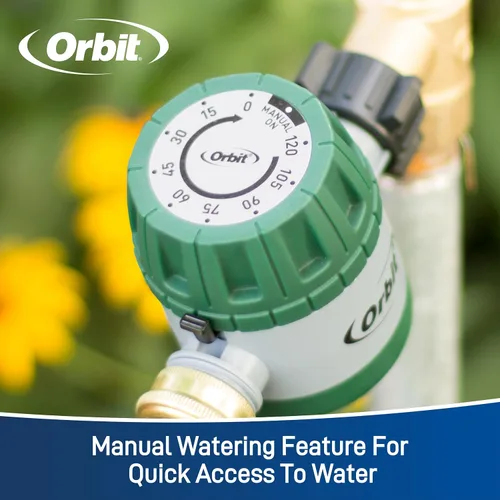 Miniatura 7 de Orbit 62034 Temporizador de agua mecánico para riego de césped y jardín