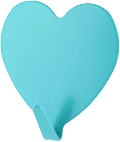 Miniatura 15 de Gancho de pared autoadhesivo en forma de corazón, gancho para puerta, ganchos decorativos fuertes de acero inoxidable para cocina y baño