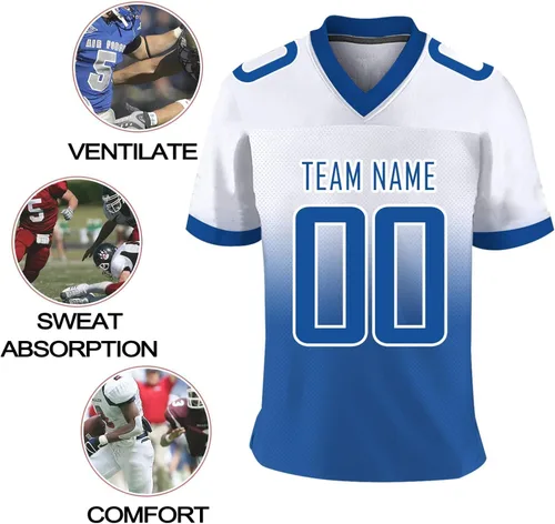 Miniatura 5 de Camiseta de fútbol personalizada con nombre y número del equipo, uniforme deportivo personalizable para jóvenes, hombres y mujeres, regalo
