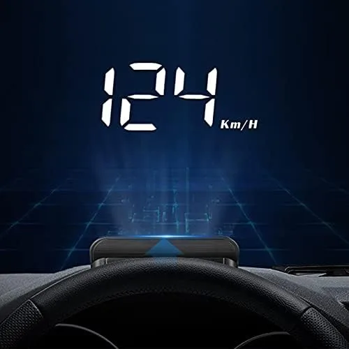 Miniatura 4 de Coche, HUD Proyector Multifunción Medidor de Alarma de Alarma de Fatiga Conducción Recordatorio