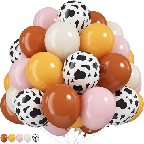 Miniatura 22 de HILAVO - Kit de globos tropicales, 60 globos hawaianos de 12", color rosa intenso, naranja, verde azulado, verde, dorado metálico, globos de látex