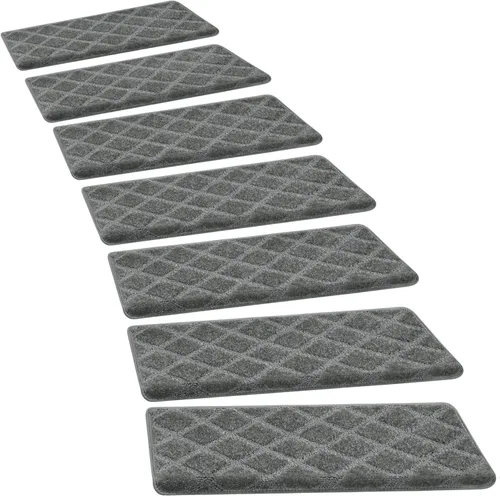 Miniatura 40 de PURE ERA Bullnose - Juego de peldaños de alfombra para escaleras, sin cinta, antideslizante, protectores de escaleras para interiores, alfombras