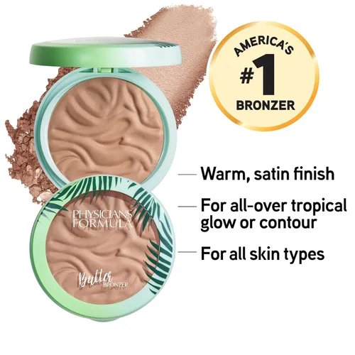 Miniatura 2 de Physicians Formula - Polvos bronceadores de mantequilla de Murumuru, hidratantes y nutritivos para un brillo sedoso, dermatológicamente probados