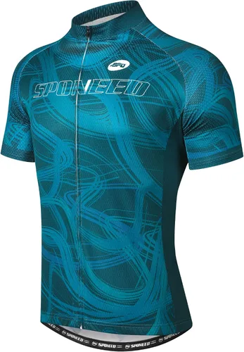 Miniatura 78 de sponeed - Jerséis de ciclismo para hombre, tops, camisas de ciclismo, manga corta, atuendo de ciclismo, chaqueta de ciclismo de cierre completo