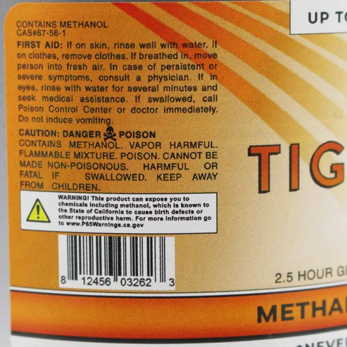 Miniatura 3 de TigerChef, latas de combustible en gel por rozamiento, metanol, Plateado, 2