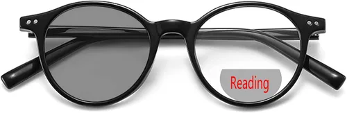 helena TR90Transition fotocromáticos bifocales gafas de lectura para mujeres hombres lupa redonda presbicia lector conducción