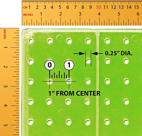 Miniatura 3 de Azar Displays 900942-GRE Kit organizador de pared multiusos de 12 piezas con un panel y surtido de accesorios: ganchos divisores, cilindros y tazas