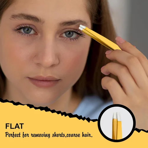 Miniatura 8 de Juego de pinzas para cejas, pinzas multicolor profesionales para mujeres y hombres, juego de pinzas de alta precisión para vello facial, arreglo