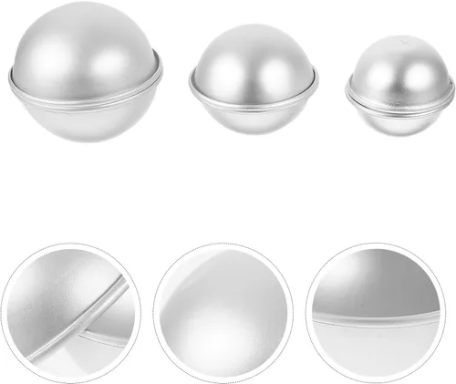 Miniatura 8 de EXCEART Moldes para pasteles de aleación de aluminio para hornear, moldes fáciles de pastelería y tarta de queso para postres y pudines, herramienta