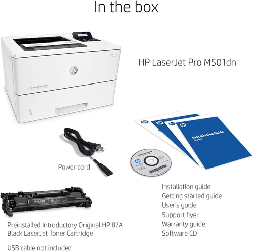 Miniatura 4 de HP LaserJet Pro M501dn Impresora dúplex con garantía in situ de un año, al siguiente día laborable (J8H61A)