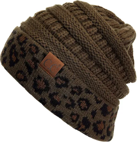 Miniatura 327 de C.C Trendy Warm Chunky Soft Stretch Cable Knit Beanie