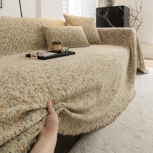 Miniatura 10 de ROOMLIFE Funda de sofá con estampado de leopardo para sofá de 3 plazas, lavable, protector de muebles para perros, funda de sofá suave