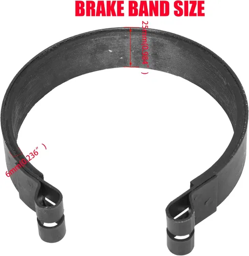 Miniatura 3 de GREHUA Kit de banda de freno de tambor trasero de 4 pulgadas y cable para Manco Bandit Critter 1492 4316 297 Rotary 484 Azusa 2251-B Yerf-Dog