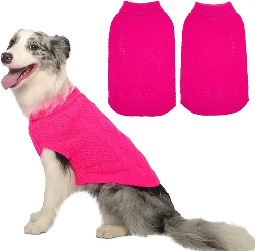 Miniatura 60 de Mihachi Suéteres para Perros Pequeños y Medianos Niña o Niño, Camisa Cálida y Suave para Perros, Abrigo para Perros para Clima Frío con Cuello