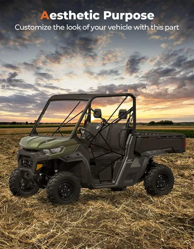Miniatura 3 de KEMIMOTO Guardabarros compatibles con Can Am Defender HD 5/HD8/HD10 y Defender MAX 2016-2026, protectores de barro extendidos delanteros y traseros