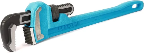 Miniatura 12 de DURATECH Llave de tubo de 8 pulgadas de gran capacidad, llave de fontanería ajustable, mango de hierro fundido maleable, supera el estándar GGG