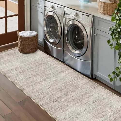 Miniatura 15 de HY HAO YUN LAI Alfombras antideslizantes para pasillos, alfombra lavable para pasillo, alfombra larga ultra suave para cocina, alfombras de acento