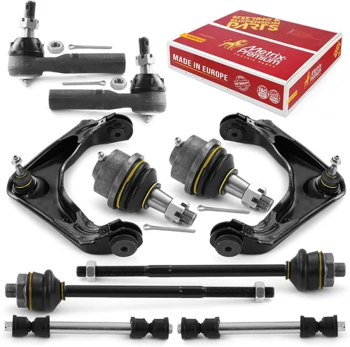 Miniatura 82 de Metrix Premium Chassis Parts - Kit de suspensión delantera de 10 piezas para BMW X5 2007-2013, BMW X6 2008-2014, reemplazo, fabricado en Europa