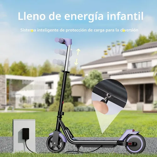 Miniatura 4 de ECOROAD EK6 Kids Electric Scooter for 6-12, 3/6/10mph Speeds for Ultimate Comfort & Adjustable Height, 150W & Dual Brake Safety Electric Scooter