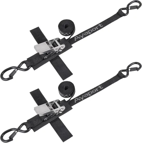 Ayaport Correas de amarre para barco al remolque (trinquete de acero inoxidable) 3 pies, 2400 libras, resistencia a la rotura, correas de trinquete