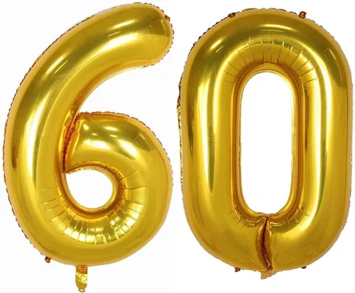 Miniatura 8 de Globos dorados del número 12, globos del número 21, 40 pulgadas