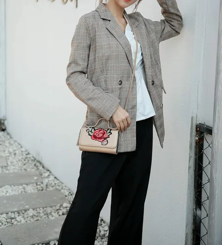 Miniatura 3 de MKF Collection - Bolso bandolera para mujer, con múltiples bolsillos, bolso de mano de piel sintética