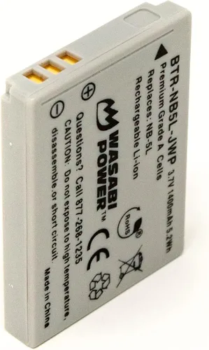 Miniatura 3 de Wasabi Power Batería (paquete de 2) para Canon NB-5L Batería para Canon NB-5L y Canon PowerShot S100, S110, SD700 es, SD790 es, SD800 es, SD850 es