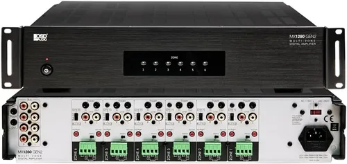 Miniatura 10 de OSD Audio Nero Max12: Amplificador de 6 zonas y 6 fuentes, potencia de 80W, control de audio multisala, integración de aplicaciones para iOS y 12