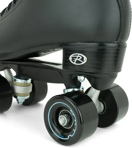 Miniatura 5 de Riedell Boost Patines de ruedas - Patines cuádruples ligeros y cómodos para interiores para hombres y mujeres, desde principiantes hasta Negro
