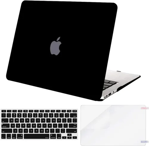 Miniatura 12 de MOSISO Funda compatible con MacBook Air de 13 pulgadas (modelos: A1369 y A1466, versión anterior 2010-2017), carcasa rígida de plástico, cubierta